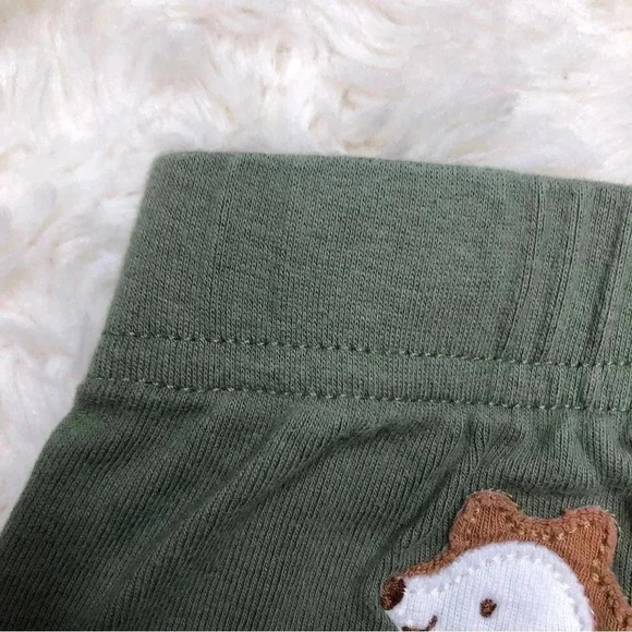 Child Of Mine By Carter’s Sweatpants Green / Brown Fox Size 0-3 Months - Picture 13 of 16